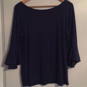 Lilly Pulitzer Fontaine Top Navy